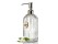 Glass Soap Dispenser, 500ml, Diamond Cut, Stainless Steel Pump