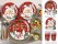 Disposable Paper Cutlery Set 30pcs Christmas Deco