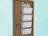 4 Pocket Over The Door Hanging Organizer Grey