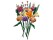 756pcs Flower Bouquet Building Block Kit