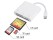 USB-C 3-in-1 Card Reader Adapter for SD, Micro SD (TF) & CF Card