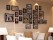 23pcs Picture Photo Frame Set Wall Black