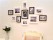 Wooden Photo Frames Wall 11 Pieces Set Combo