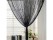 String Curtain Tassel Door Curtain - Black 2.8M x 3M