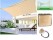 High Density Polyethylene Sun Shade Sail 3mx4m
