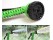 Expandable 22m Garden Hose & Spray Nozzle - Green
