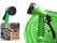 Expandable 22m Garden Hose & Spray Nozzle - Green