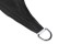 Black High Density Polyethylene Sun Shade Sail 3mx4m
