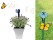 2Pcs Solar Powered Garden Flying Butterfly J