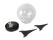Solar Lights Outdoor Crack Glass Ball Lamp