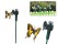2Pcs Solar Powered Garden Flying Butterfly J