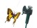 2Pcs Solar Powered Garden Flying Butterfly J