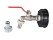 IBC Tank Adapter S60X6  With 1/2" Hose Fitting Oil Fuel Water