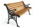 Classics Park Bench Garden Bench Cast Iron Ends