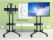 Mobile TV Stand with Wheels for 32"-65" TVs