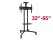 Mobile TV Stand with Wheels for 32"-65" TVs