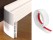 Door Seal Under Door Draft Stopper White