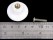 White Ceramic Round Cabinet Cupboard Pull Knob