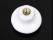 White Ceramic Round Cabinet Cupboard Pull Knob