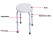 Adjustable Round Shower Stool for Seniors & Disabled