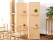 Bamboo Room Divider 180cm with Shelves