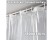 PEVA Plastic Shower Curtain Clear-1.8x1.8m