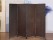 Woven Design Folding Screen Privacy Room Divider - Coffee