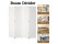 Woven Design Folding Screen Privacy Room Divider 1.8M