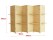 Woven Bamboo Room Divider 6 Panel Folding Screen