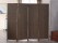 Woven Design Folding Screen Privacy Room Divider - Coffee