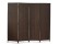 Woven Design Folding Screen Privacy Room Divider - Coffee