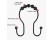 12PCS Shower Curtain Hooks Rings Rust Proof