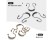 12PCS Shower Curtain Hooks Rings Rust Proof