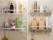 2 Tier Bathroom Rack with Hook Mounted Storage