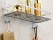 2 Tier Bathroom Rack with Hook Mounted Storage