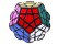 Megaminx 1 12-axis 3-rank Dodecahedron Magic Cube