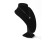 Jewellery Neclace Display Bust 280mm H - Black