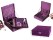 Jewellery Box / Jewelery Case 2-Tier Purple