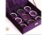 Jewellery Box / Jewelery Case 2-Tier Purple