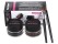 Eyeliner Gel Black & Brown Makeup + 2 Brushes Set