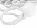 50pcs White Ball Bungees Hair Ties