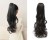 Pony Tail Hair Extensions Ringlet Curls Black