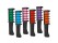 Hair Chalks Color Dye Comb-6pcs