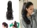 Pony Tail Hair Extensions Ringlet Curls Black