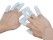 100pcs x Rubber Latex Fingercots Protectors
