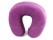 Purple U-shaped Memory Foam Travel Neck Pillow