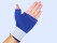 Elastic Thumb Support Gloves Blue 2pcs
