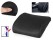 Black Portable Lightweight Memory Foam Lumbar Cushion