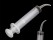 12cc Disposable Dental Irrigation Syringe with Curved Tip