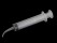 12cc Disposable Dental Irrigation Syringe with Curved Tip
